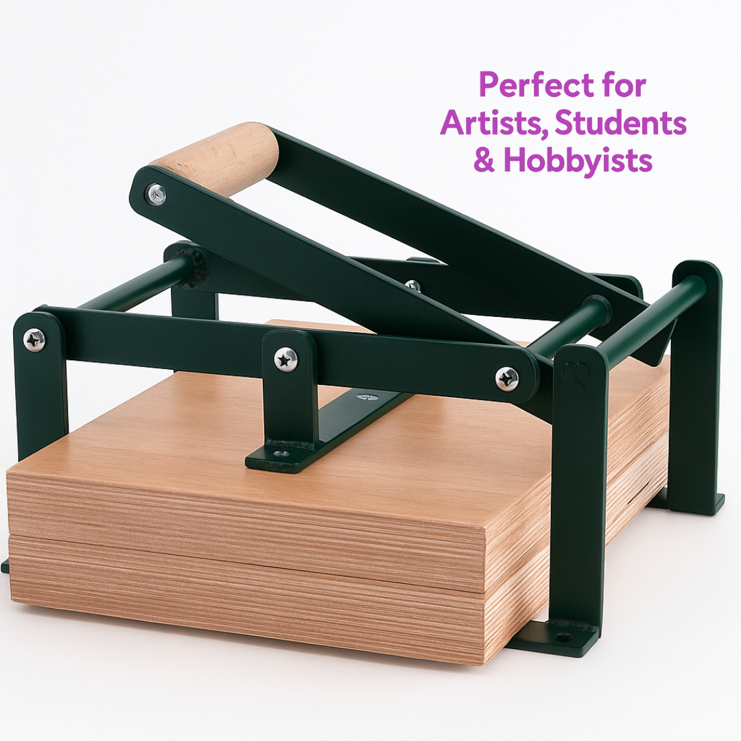 A3 Professional Linocut Press Machine Beech Wood Printmaking Tool A4-A5-Legal size section My Store